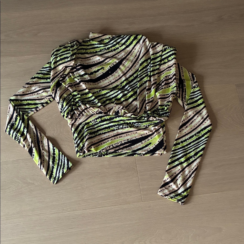 Striped Long Sleeve Women's Top